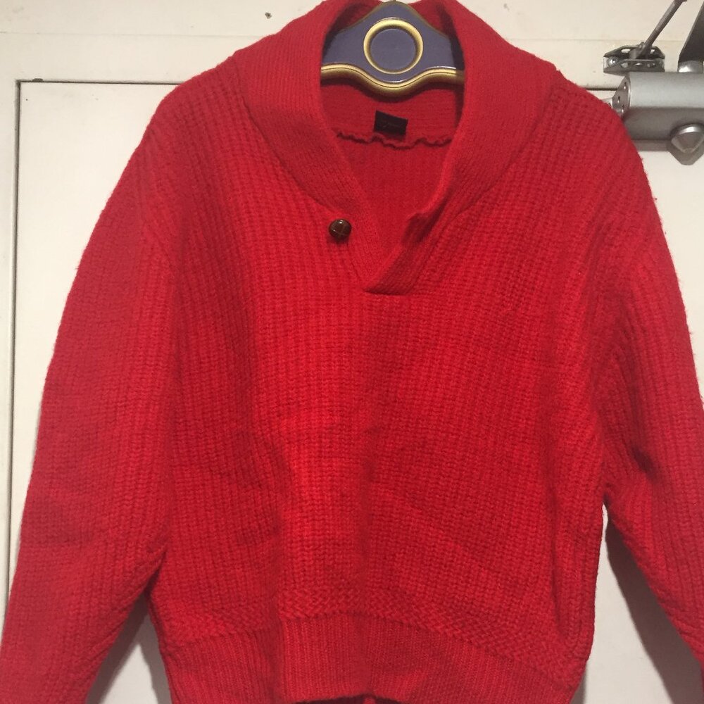 VINTAGE GANT THE RUGGER KNIT WOOL SWEATERS SIZE XL